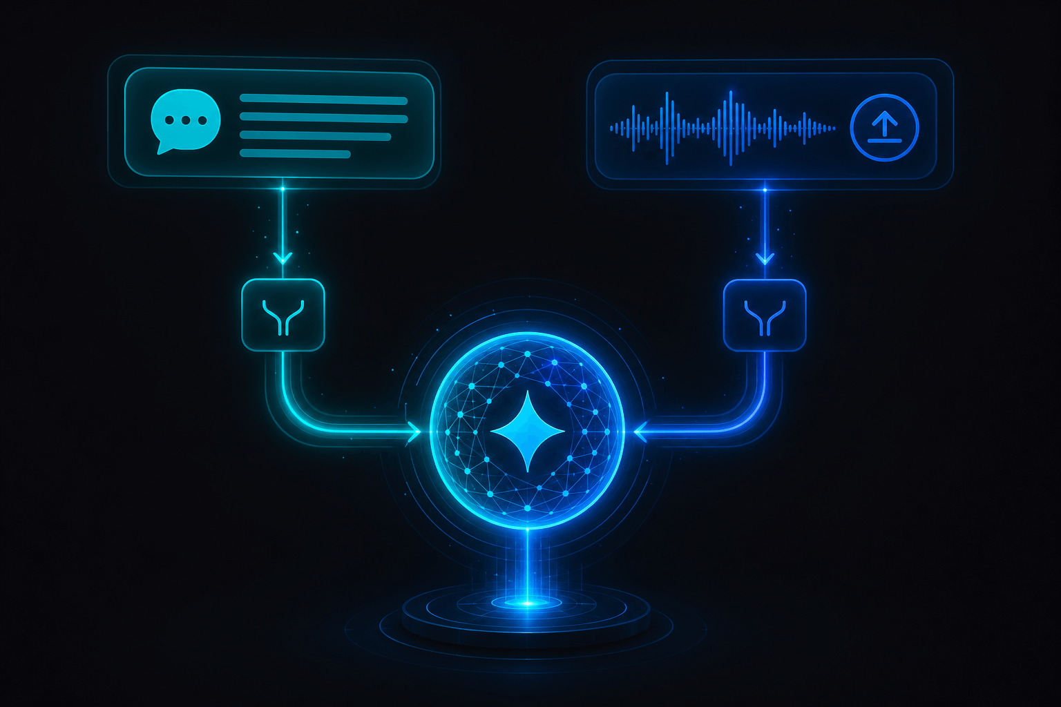 Illustration showing text-only and reference-audio input paths merging into the Seed Audio generation engine.